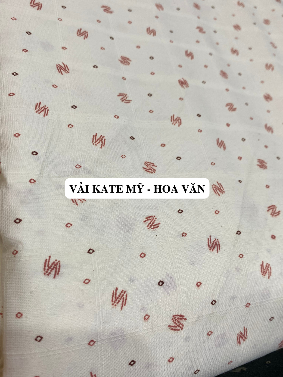 VẢI KATE - HOA VĂN (KHỔ 1M2) -DÒNG VẢI CÔNG SỞ
