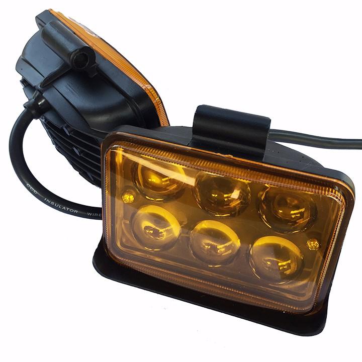 Đèn trợ sáng 6 mắt lồi ánh sáng vàng