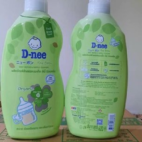 [HCM]Nước Rửa Bình Sữa Dnee Dạng Chai 620ml Mẫu Mới