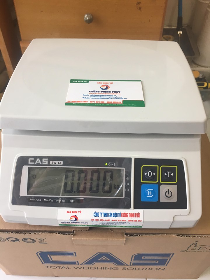 [HCM]Cân Điện Tử SW-1A CAS-KOREA  30kg x 1g thiết kế nhỏ gọn tiện lợi dễ sử dụng. Cân Điện Tử SW-1A CAS-KOREA 30kg x 1g thiết kế nhỏ gọn tiện lợi dễ sử dụng.