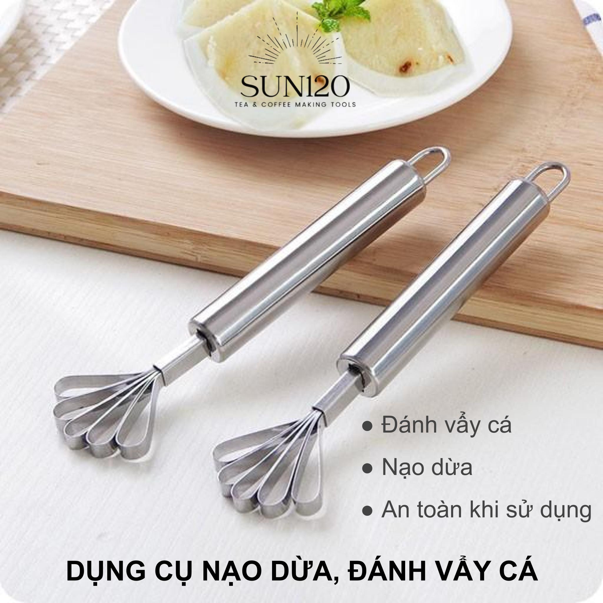 Dụng cụ nạo dừa siêu tốc sợi nhỏ nạo bào sợi đa năng đánh vậy cá tiện lợi