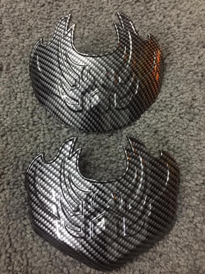 Bộ mỏ dè trước, sau cho xe Honda PCX 2018-2019-2020 (Carbon)