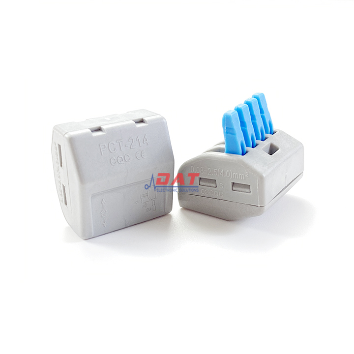Cút Đầu Nối Dây Điện 4 Lỗ PCT-214