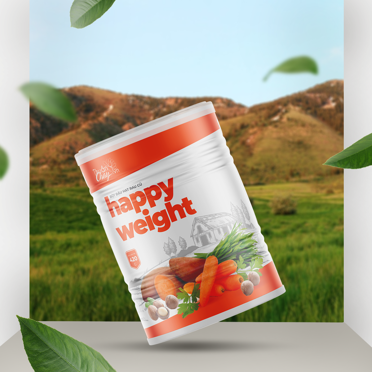 BỘT HAPPY WEIGHT 420g - Bột ngũ cốc đậu hạt rau củ