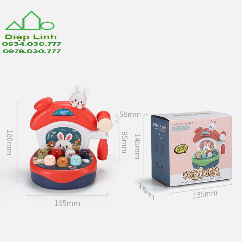 Bộ đồ chơi đập chuột nhiều chức năng cho bé