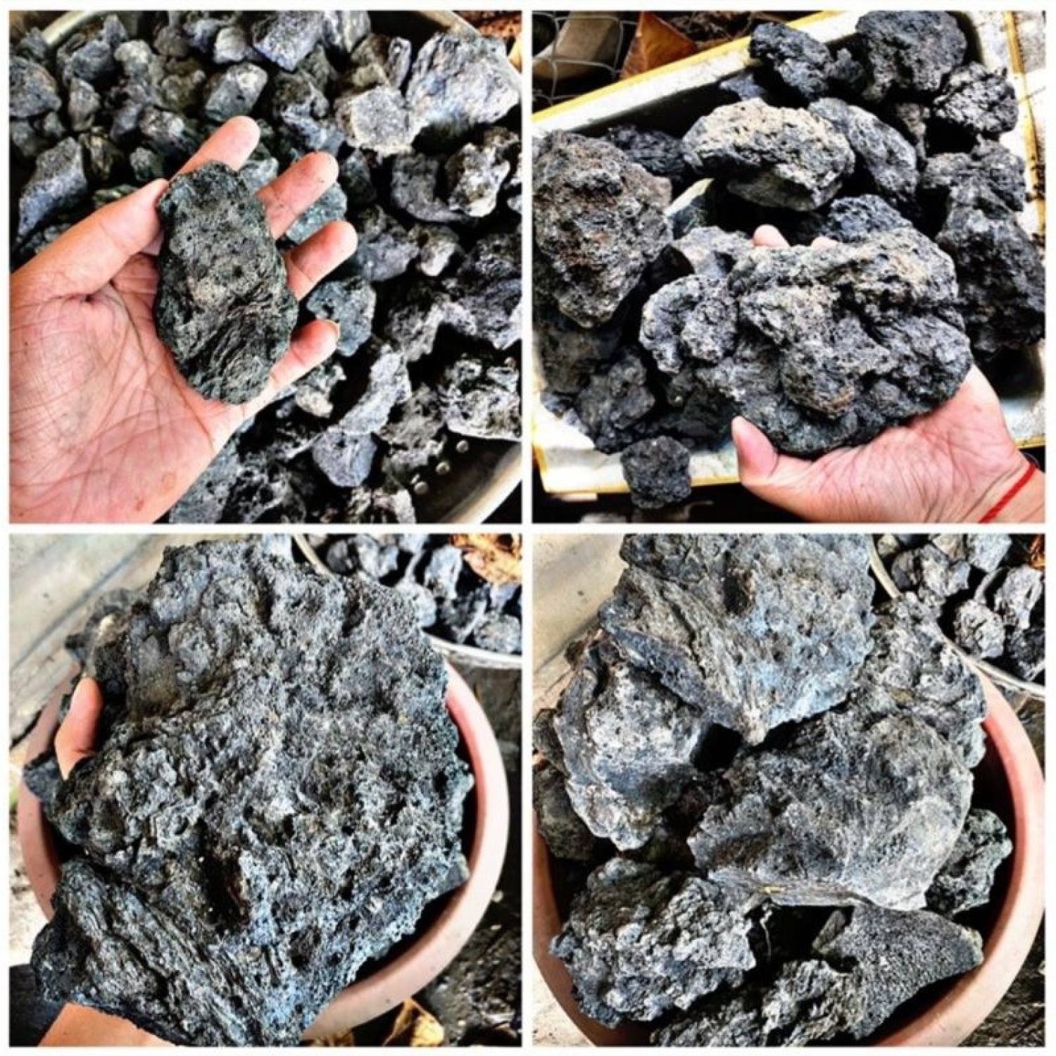 [Mã PET20K giảm 20K đơn 250K] Đá đen gia lai (1kg) - đá đen thủy sinh, trang trí bể cá cảnh, bể thủy sinh