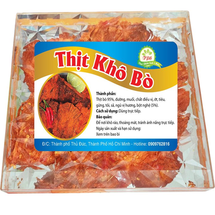KHÔ BÒ VỤNTHƯỢNG HẠNG - Hộp 500g