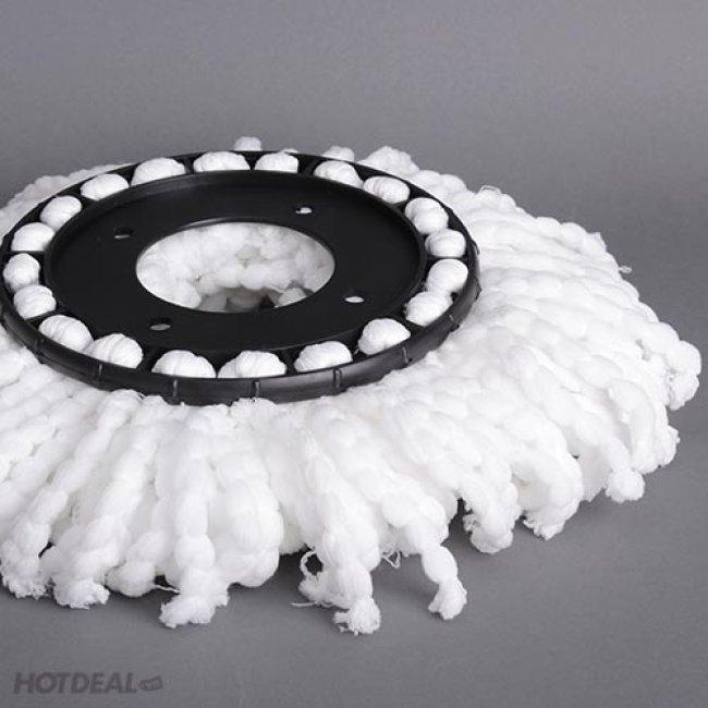 Bông Lau Nhà 360 Độ , Chất Liệu Sợi Microfiber