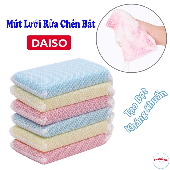 Miếng Mút Lưới Rửa Chén, Bát Tạo Bọt