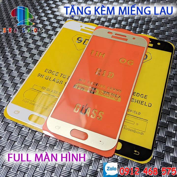 Kính cường lực 9d samsung galaxy a5 2017 sm-a520 full màn hình