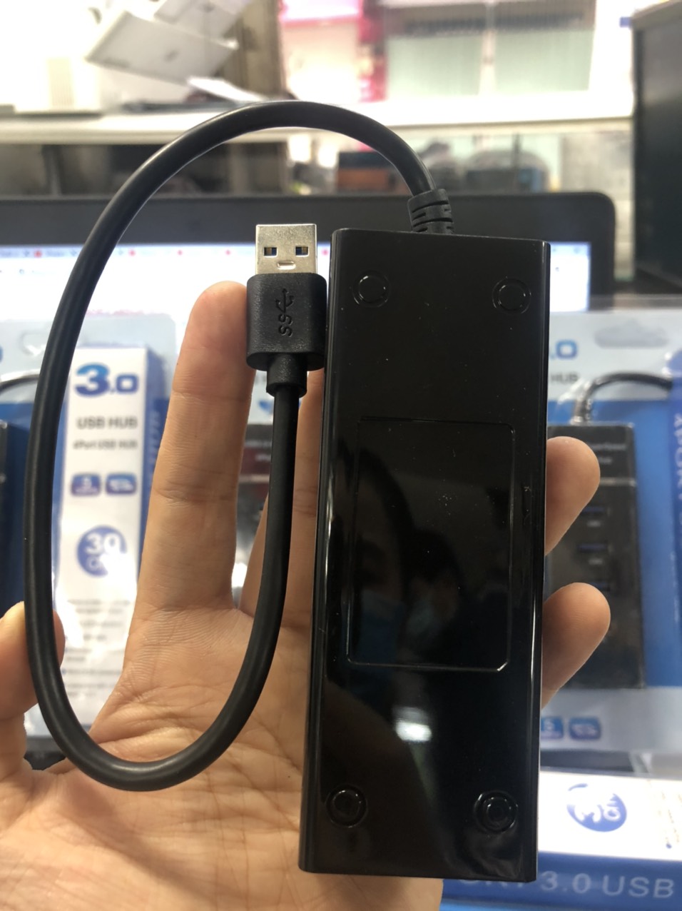 Hub Usb 4 Cổng Usb 3.0 Tốc Độ Cao- Loại Tốt