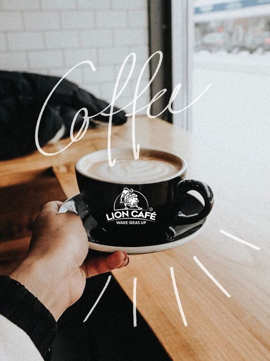 LION CAFE - Cà phê hòa tan 3in1 - Gu sữa đá Việt Nam - Hộp 180g (10 gói x 18g)