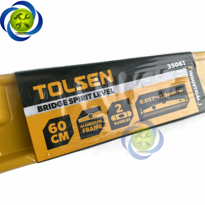 [HCM]Thước thủy 600mm Tolsen 35061 nhôm