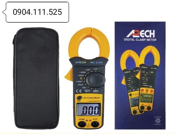 [HCM]Ampe kìm đo dòng AC APECH AC-2266 (600A)