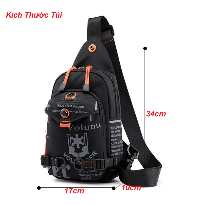 Túi đeo chéo nam thể thao Basic TC58