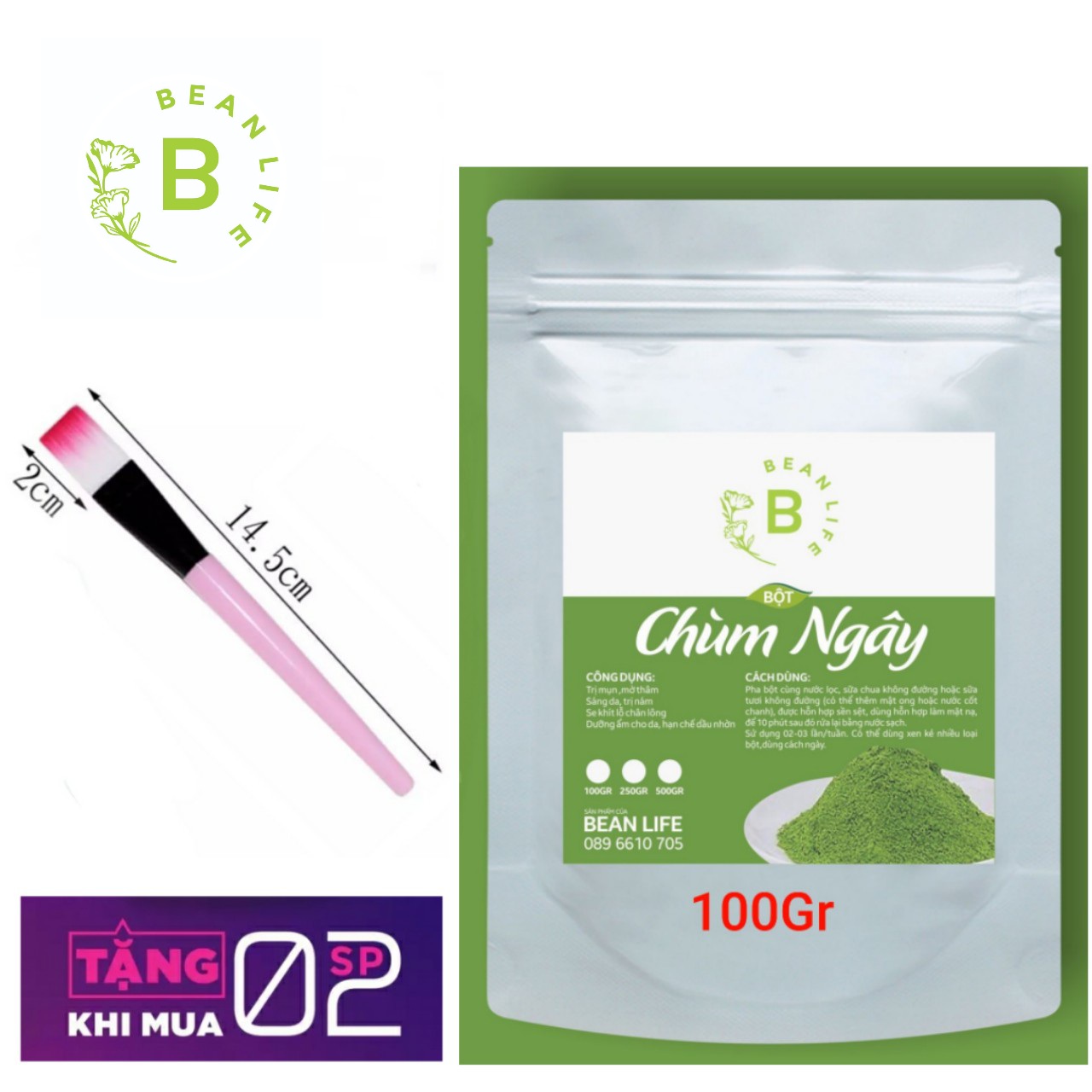 [HCM]BỘT CHÙM NGÂY NGUYÊN CHẤT 100GRAM