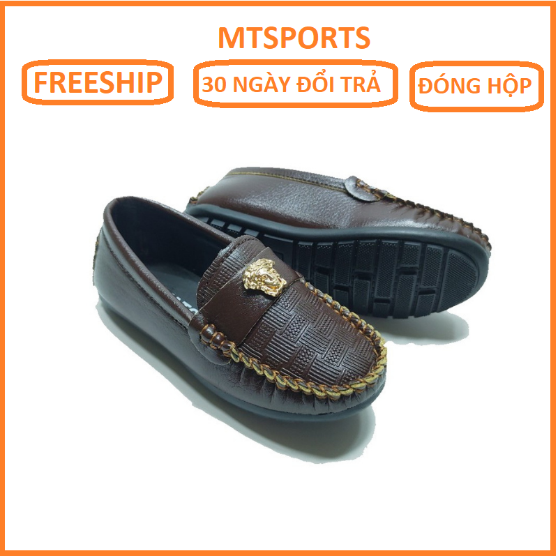 [HCM]Giày lười bé trai êm nhẹ size 21 đến 35 ( chọn theo bản tín size của shop nhé)
