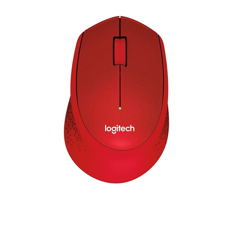 Chuột không dây không dây Logitech M331 (đen-đỏ) - Bảo Hành 1 tháng