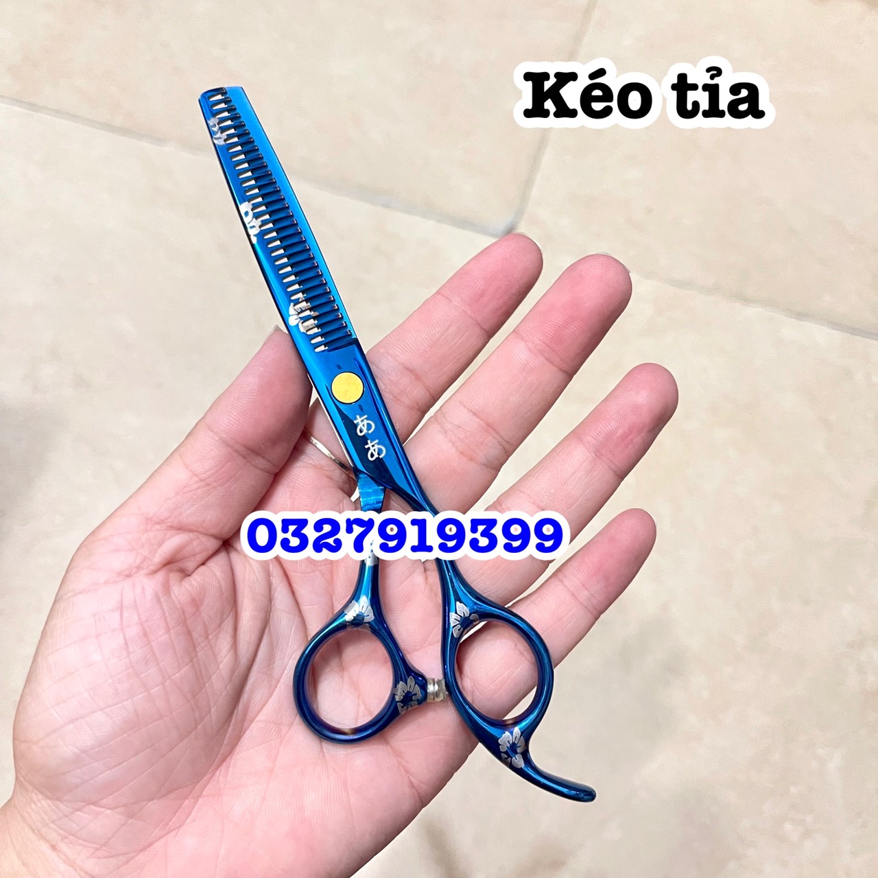 Bộ kéo cắt tỉa tóc Nhật 6.0 ( kéo hoa )