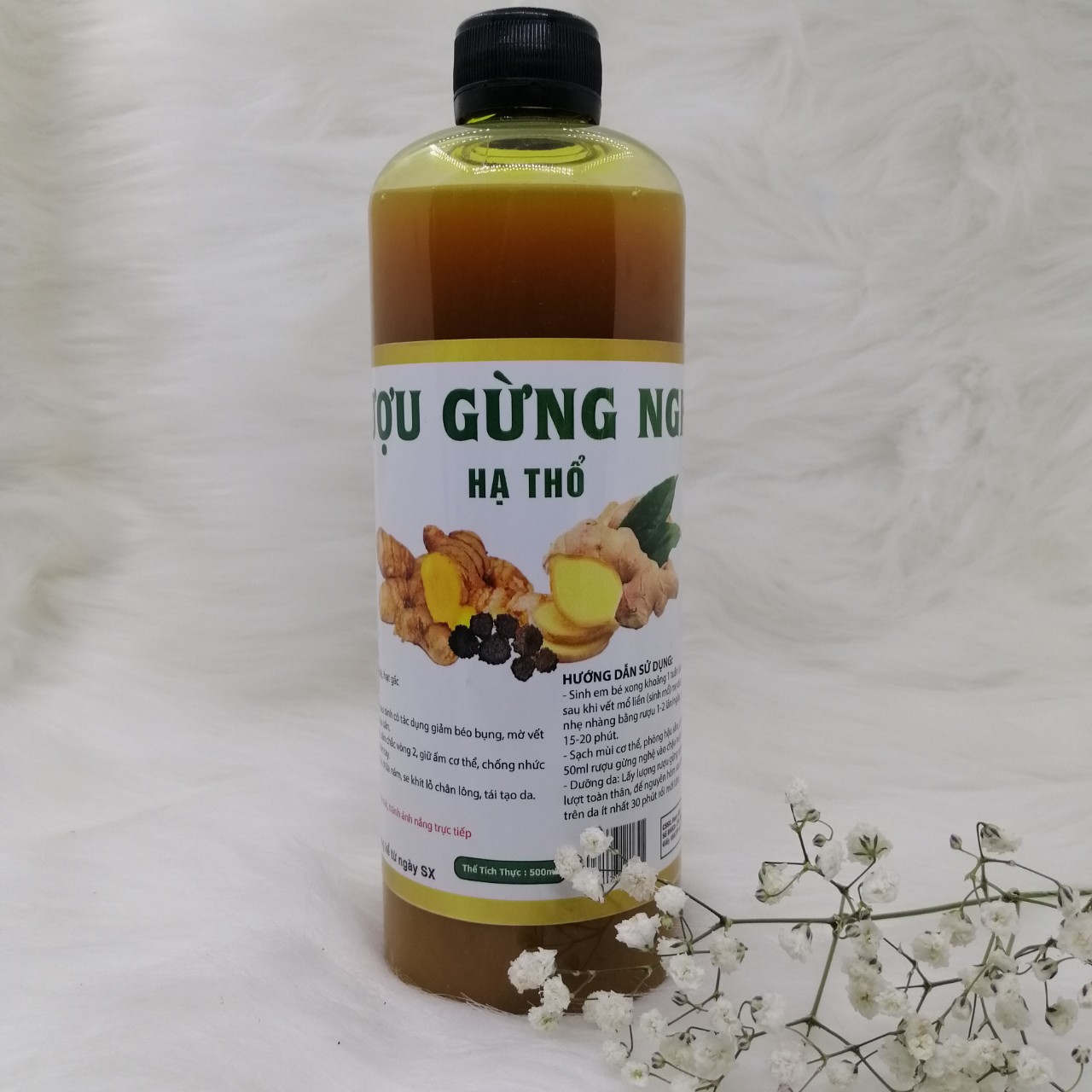 [HANDMADE] RƯỢU GỪNG NGHỆ HẠ THỔ CHO MẸ SAU SINH
