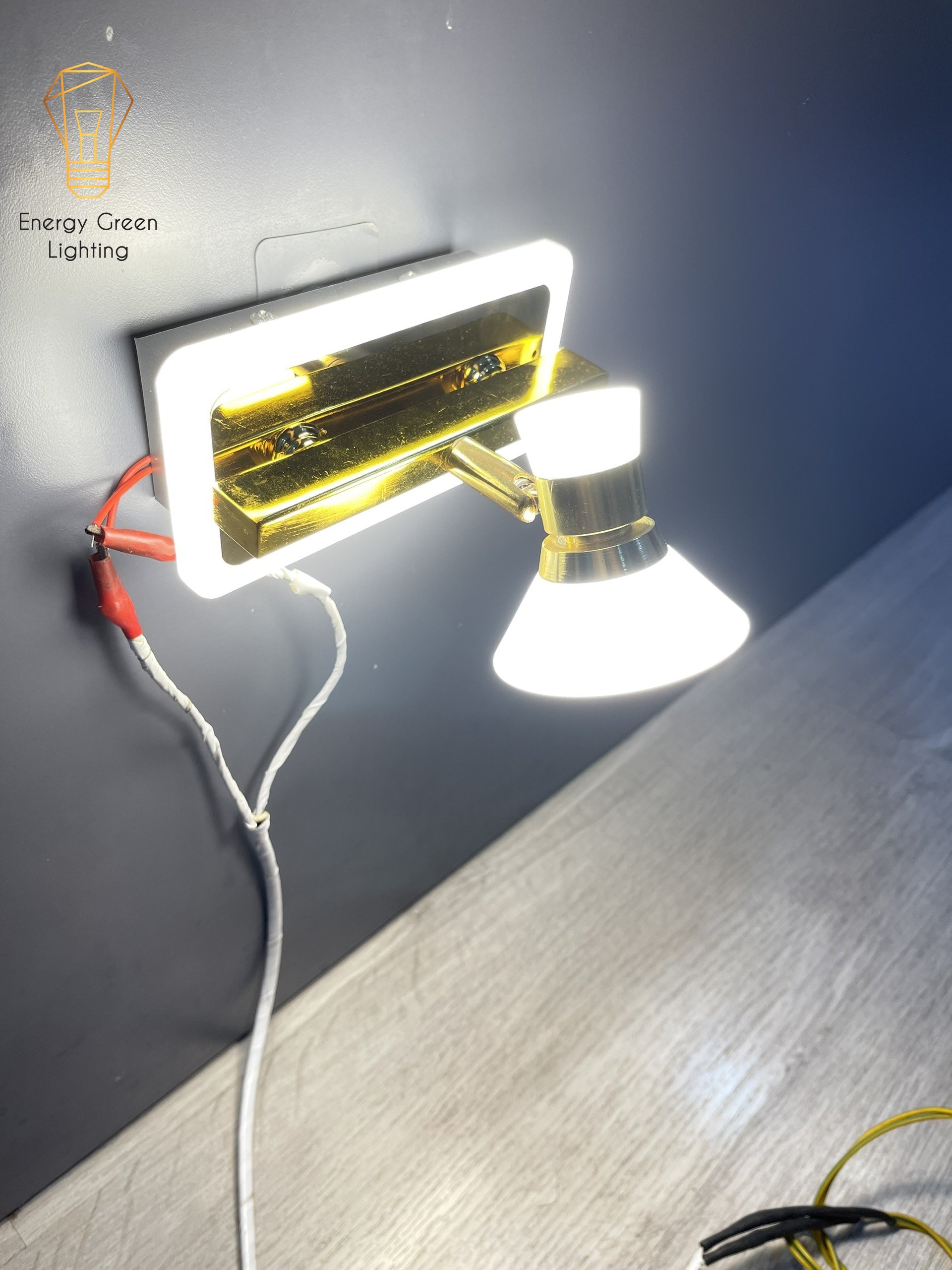Đèn soi tranh - đèn rọi gương led 1 đèn chiếu sáng 7475-1 - điều chỉnh góc chiếu - 3 chế độ ánh sáng - bảo hành 1 năm