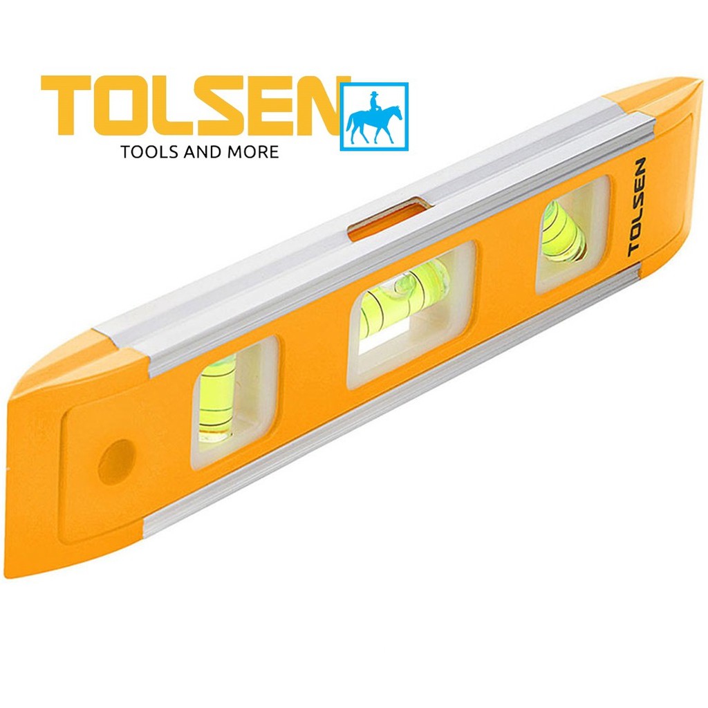 Thước thủy mini có nam châm 225mm spirit level tolsen 35059