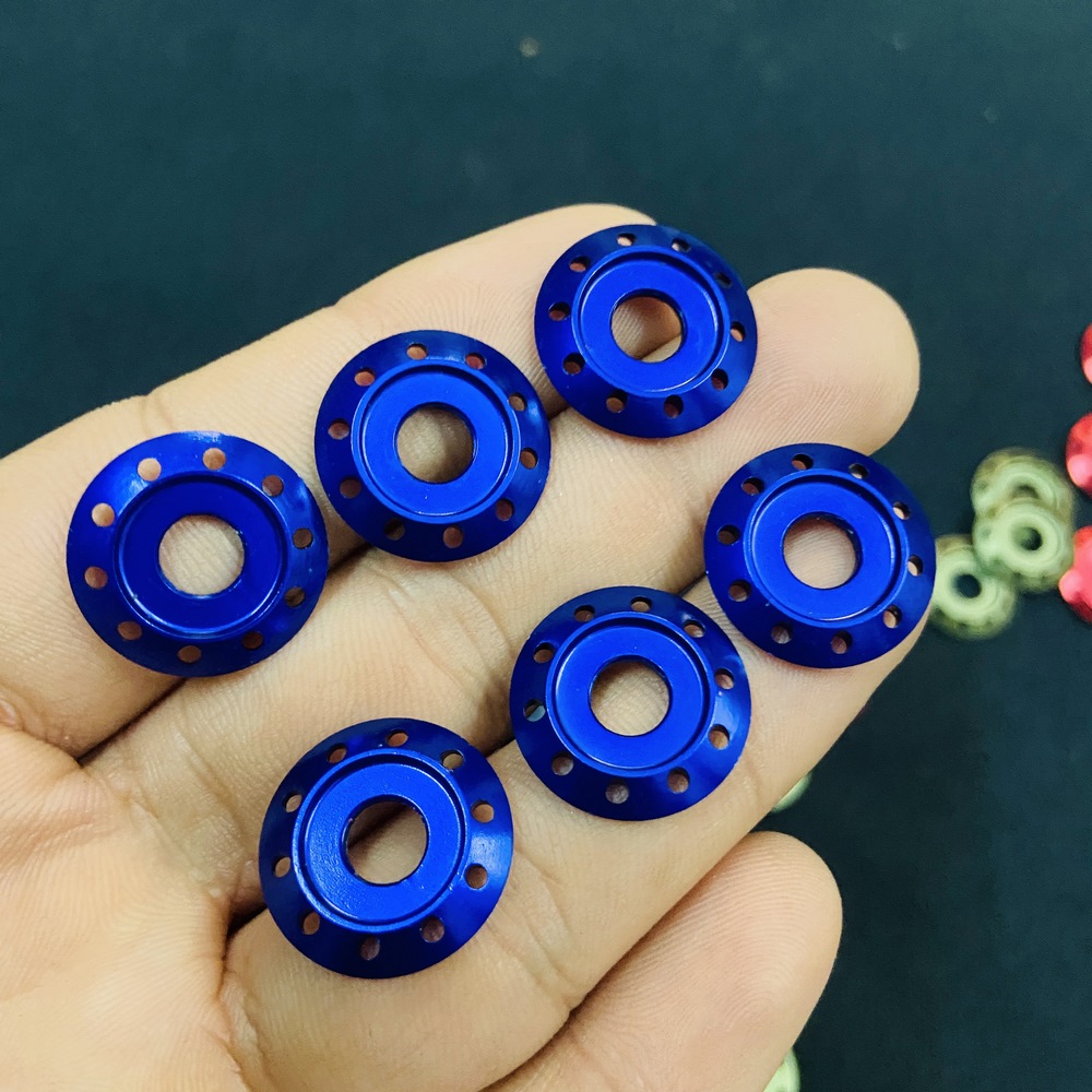 [HCM][COMBO 1O LONG ĐỀN] LONG ĐỀN KIỂU LỖ 6LY GẮN ỐC KIỂNG TRANG TRÍ XE CAO CẤP (MÀU ĐỎ)