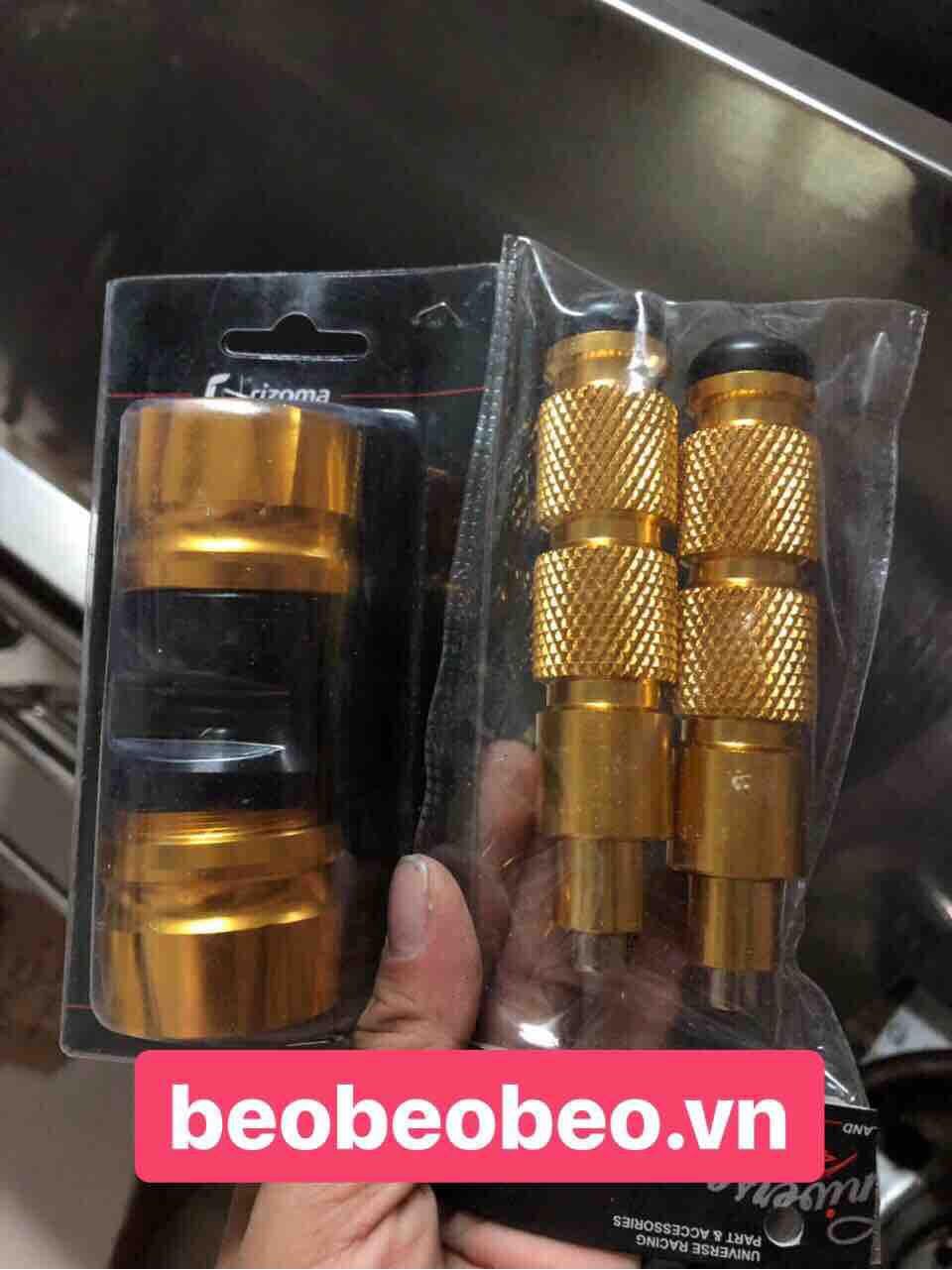 Chống đổ trước sau cnc màu vàng