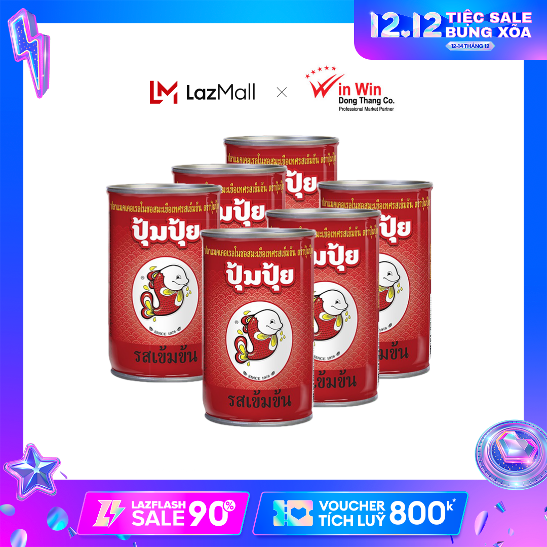 COMBO 6 Hộp Cá Sốt Cà Pompui 155g (Thái Lan) - Date 11/07/2024