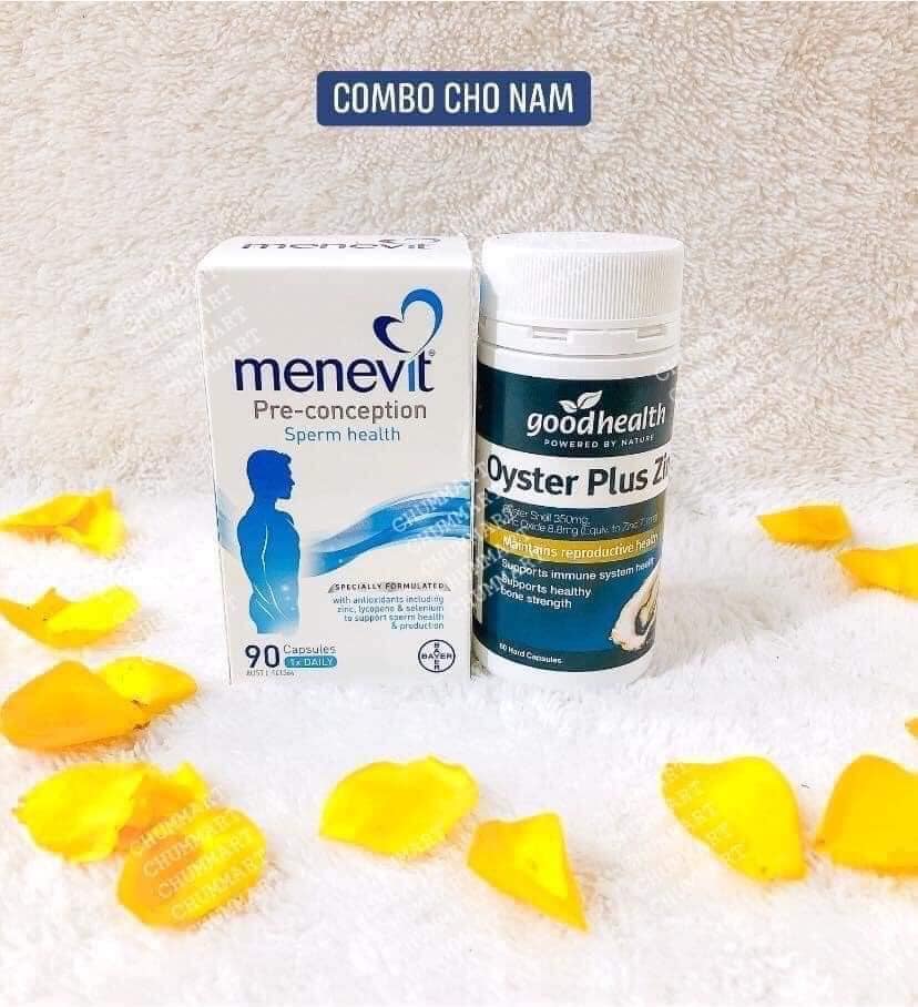 MENEVIT 90V và TINH CHẤT HÀU 60V (BỘ 2 SP)