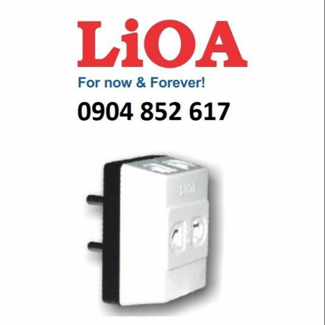 Ổ cắm 3 ngả lioa lỗ cắm siêu chắc