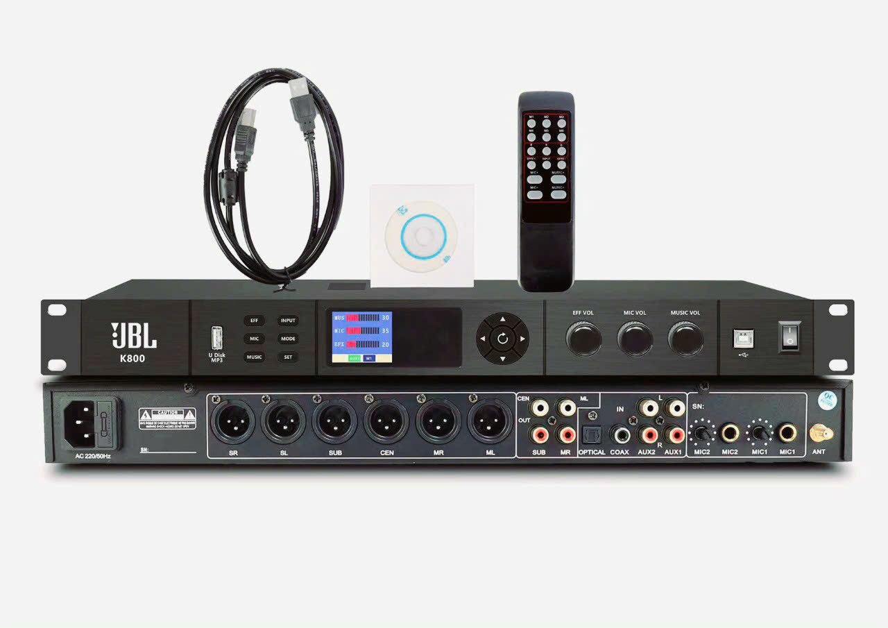 Vang số jbl k800 năm 2023 + đĩa phần mềm và dây kêt nối máy tính - gia khang shop