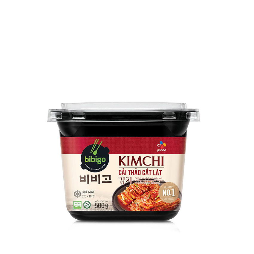 Kim Chi Cải Thảo Cắt Lát Bibigo 500Gr