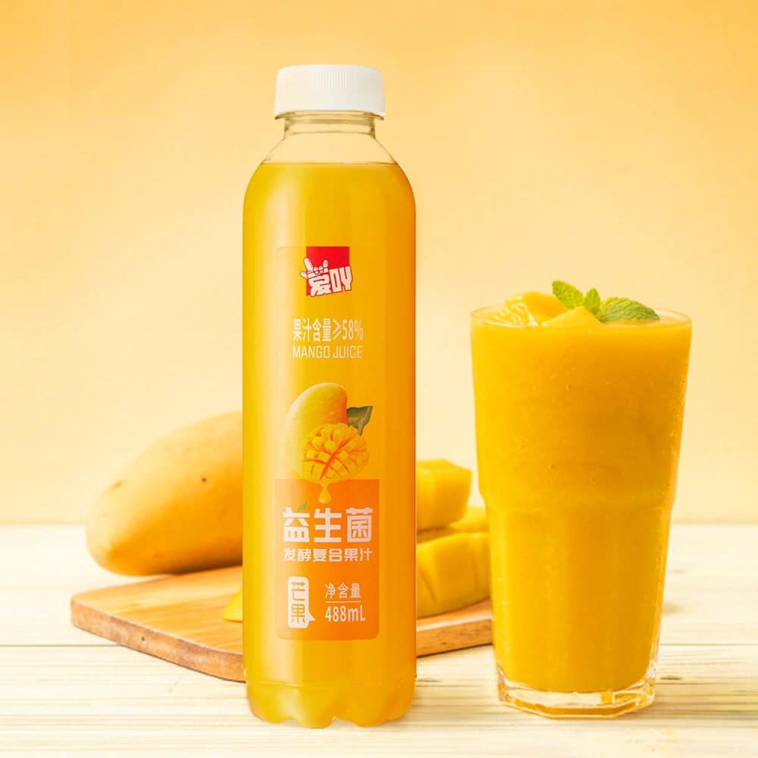 Nước ép trái cây đóng chai 488ml nhiều vị