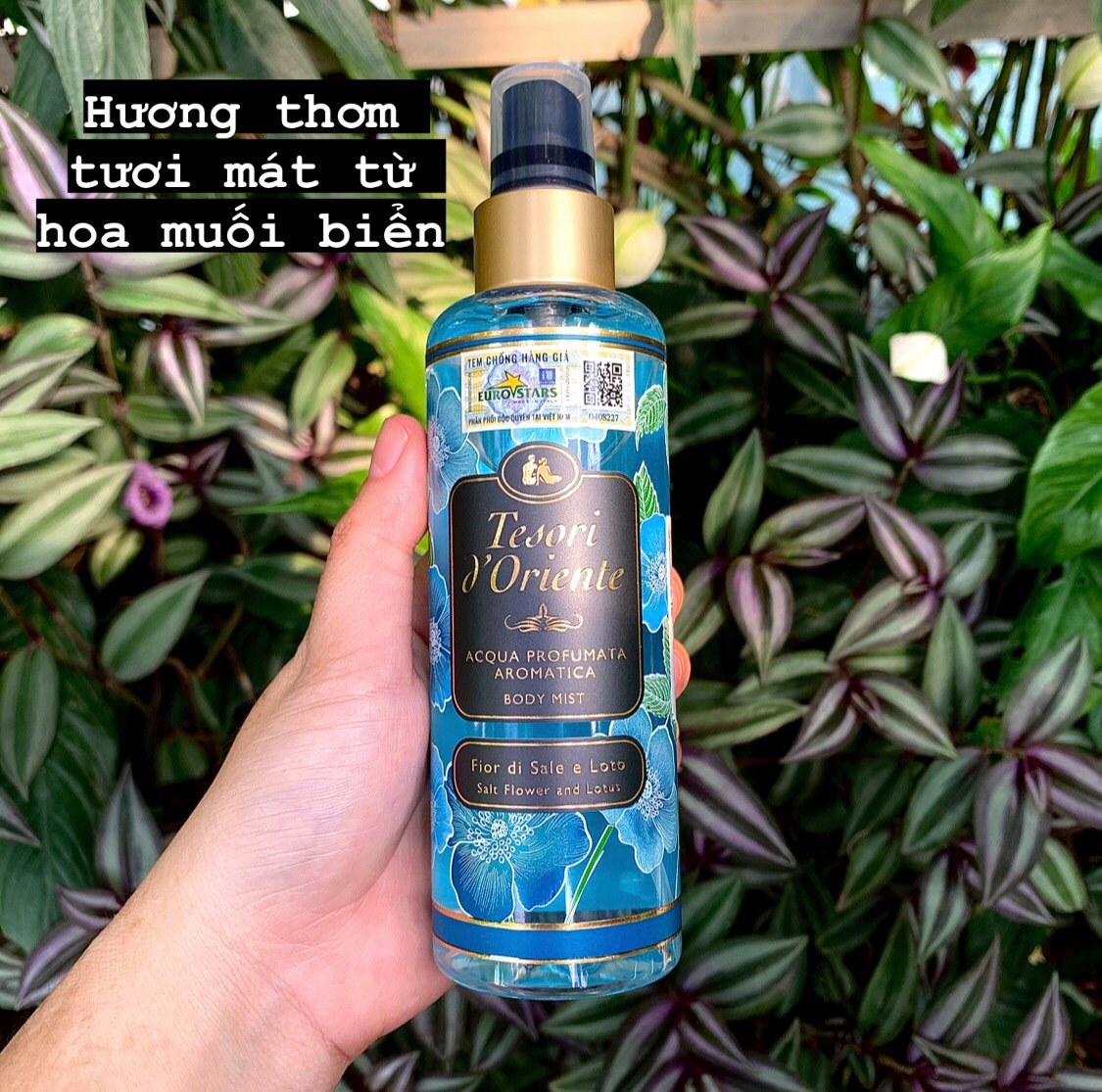 Tesori d'Oriente - Xịt thơm dưỡng ẩm cơ thể (Body mist) 200ml