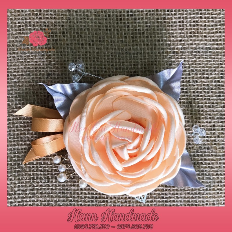 Hoa cài áo handmade cài Váy Đầm Cao Cấp [HANN HANDMADE - Hoa cài áo, phụ kiện thời trang sỉ]