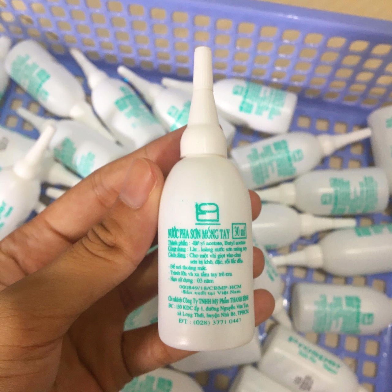 NƯỚC PHA SƠN MÓNG TAY 30ML