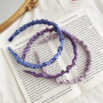 Băng Đô Cài Tóc 💖𝐅𝐑𝐄𝐄 𝐒𝐇𝐈𝐏💖 Vải Satin Gấp Nếp Basic Nhiều Màu