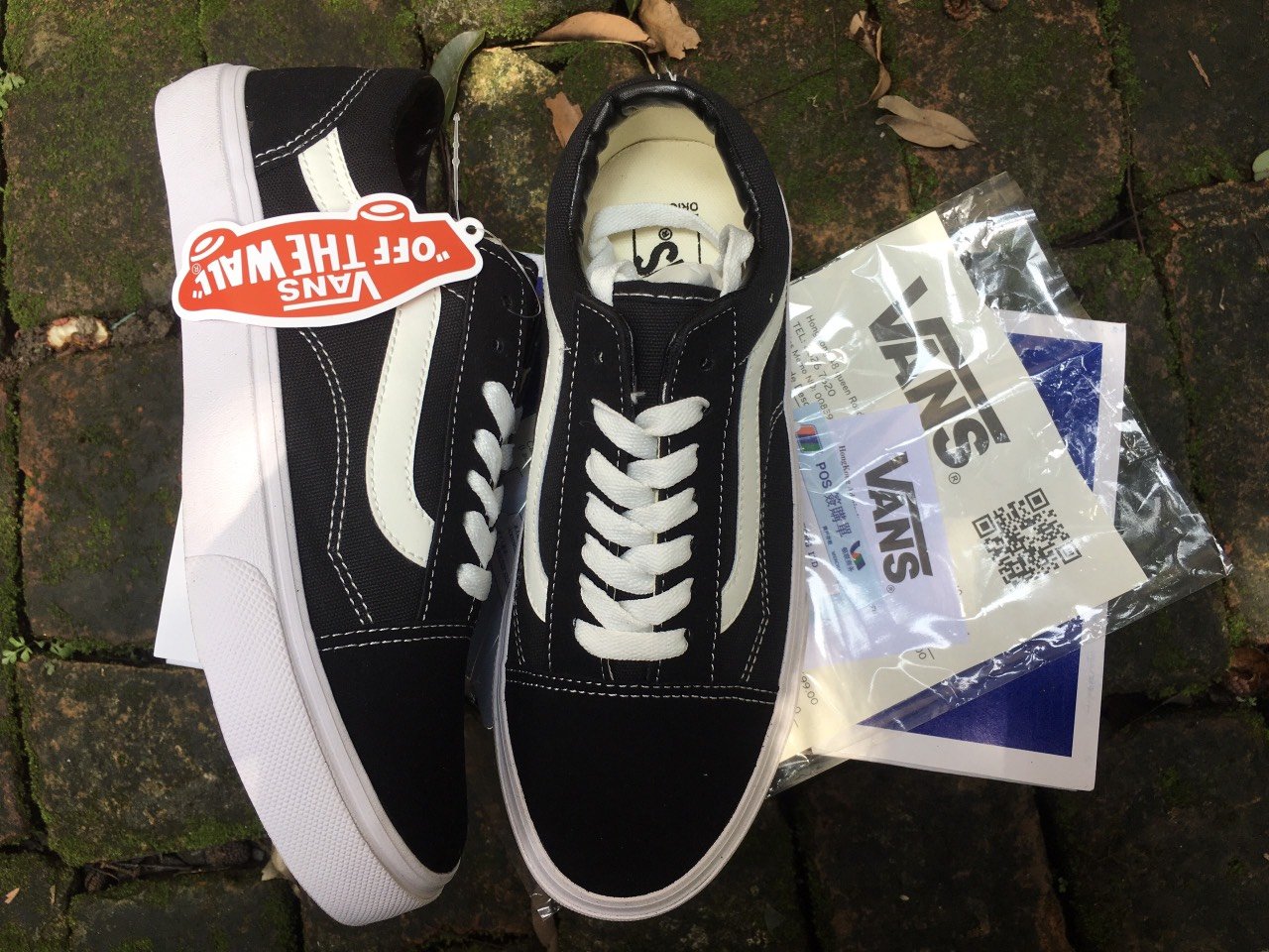 GIÀY VANS OLD VAULT SKOOL ĐEN (Full box + bill)