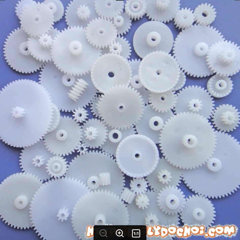 BBR5 BỘ BÁNH RĂNG NHỰA GỒM 58 LOẠI CHẾ Ô TÔ ĐIỀU KHIỂN