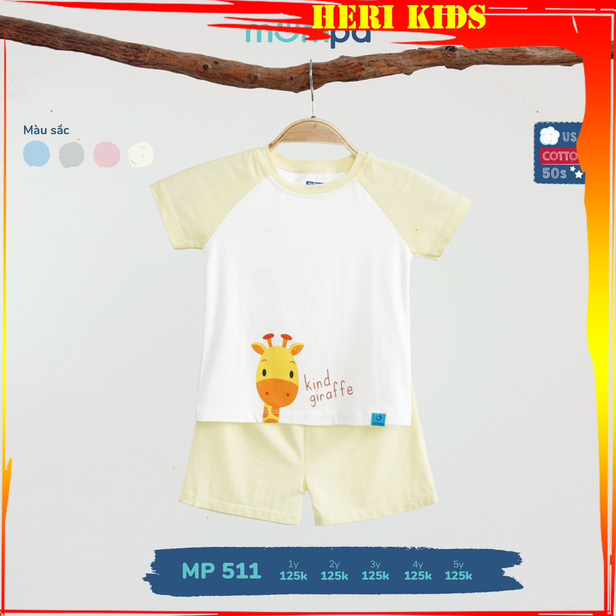 Mompa - Bộ cộc tay cổ tròn 511