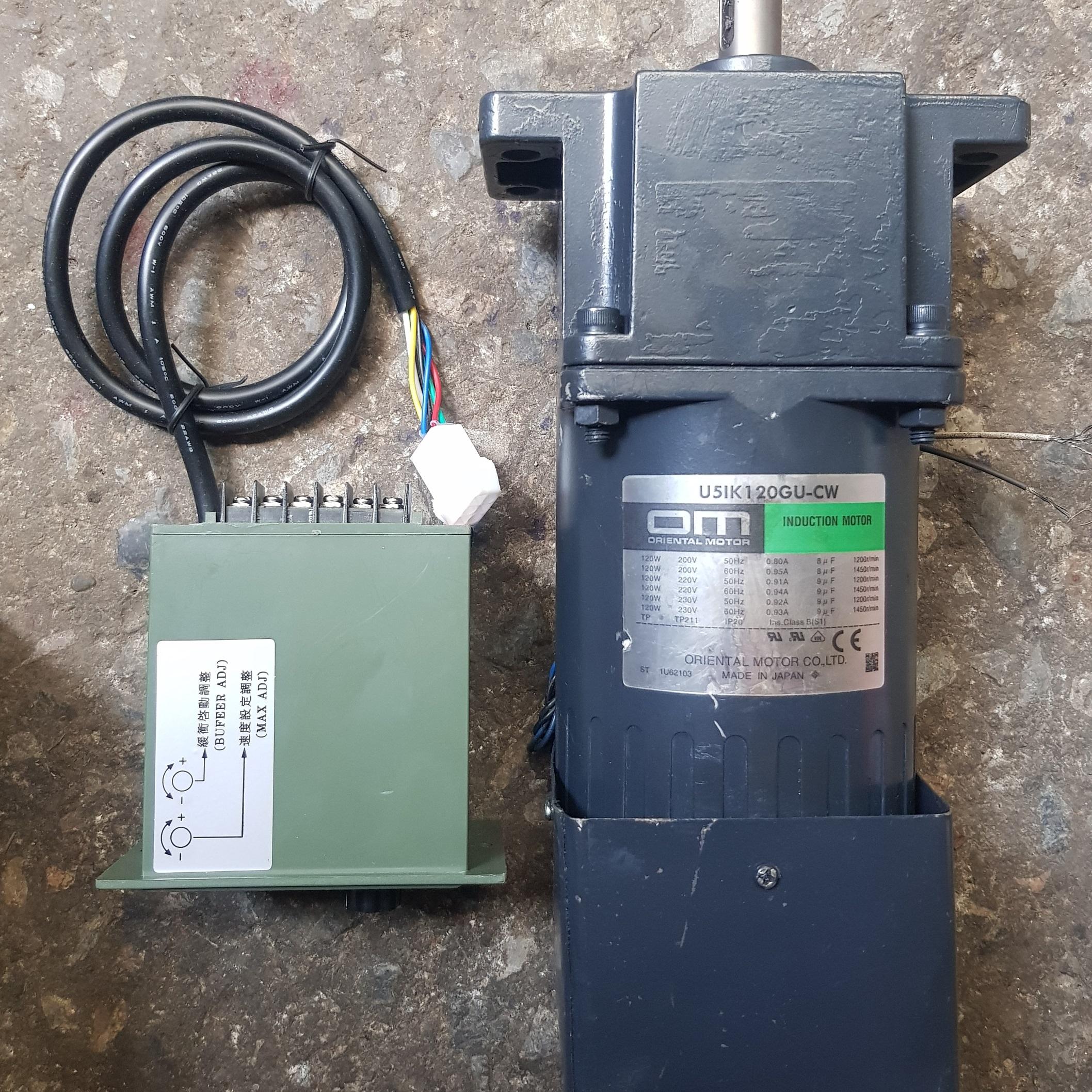 Motor giảm tốc 120w kèm bộ điều khiển tốc độ