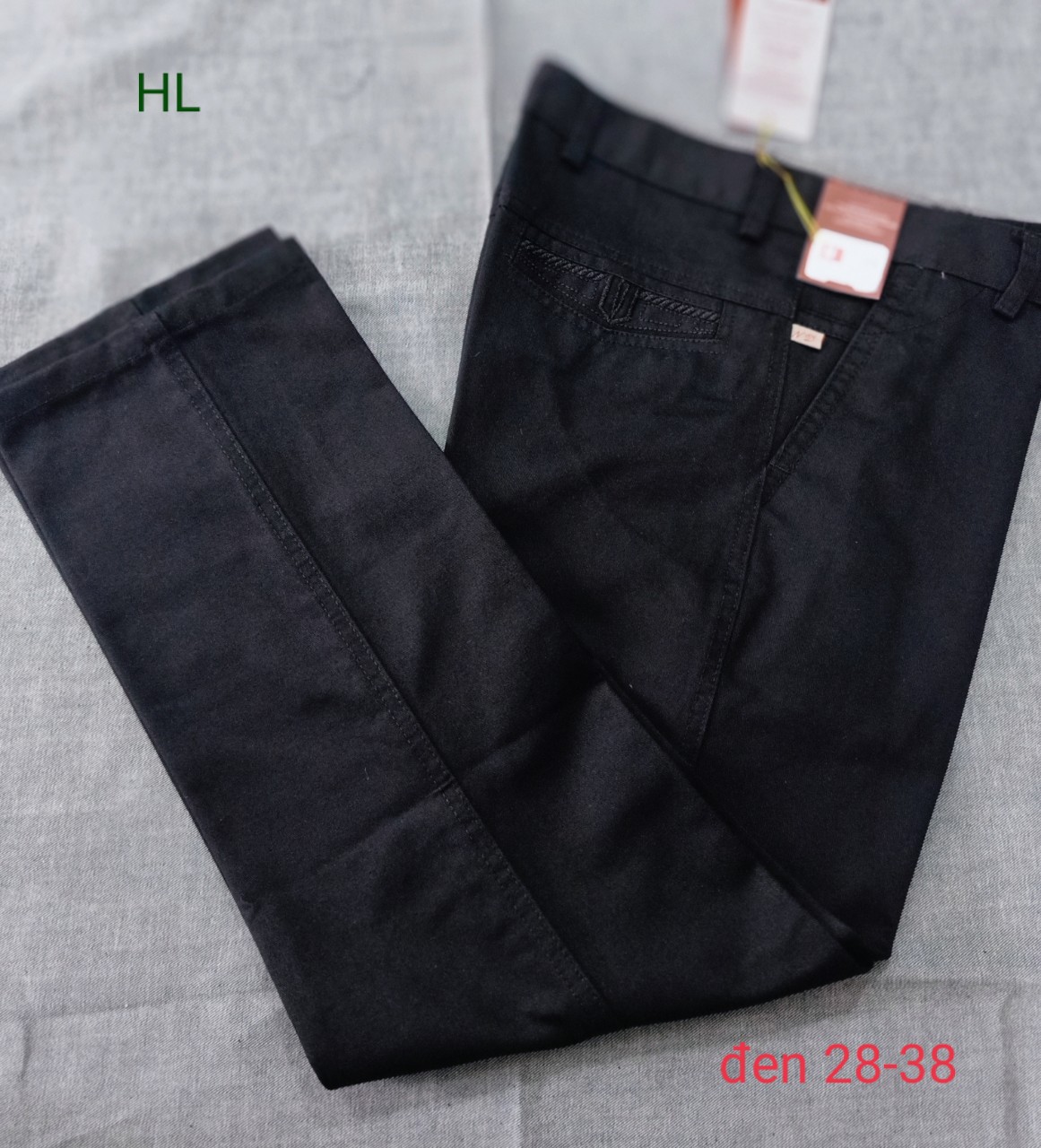 Quần Kaki Dài Trung Niên Ống Đứng