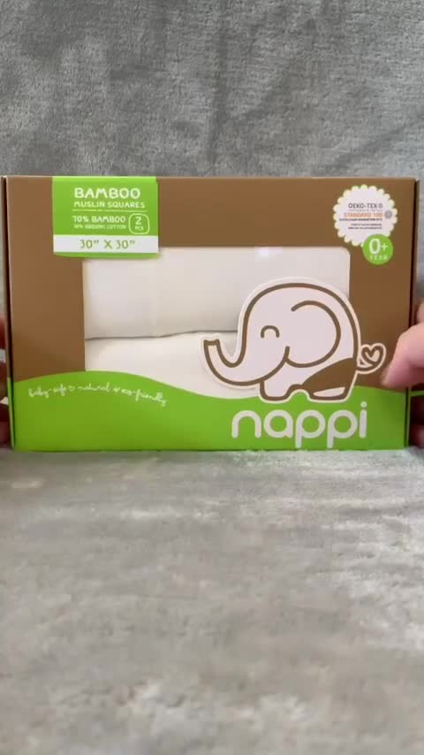 [COMBO SET CUPCAKE] 7 Khăn đa năng 77x77 cm Nappi + 6 Khăn sữa Nappi