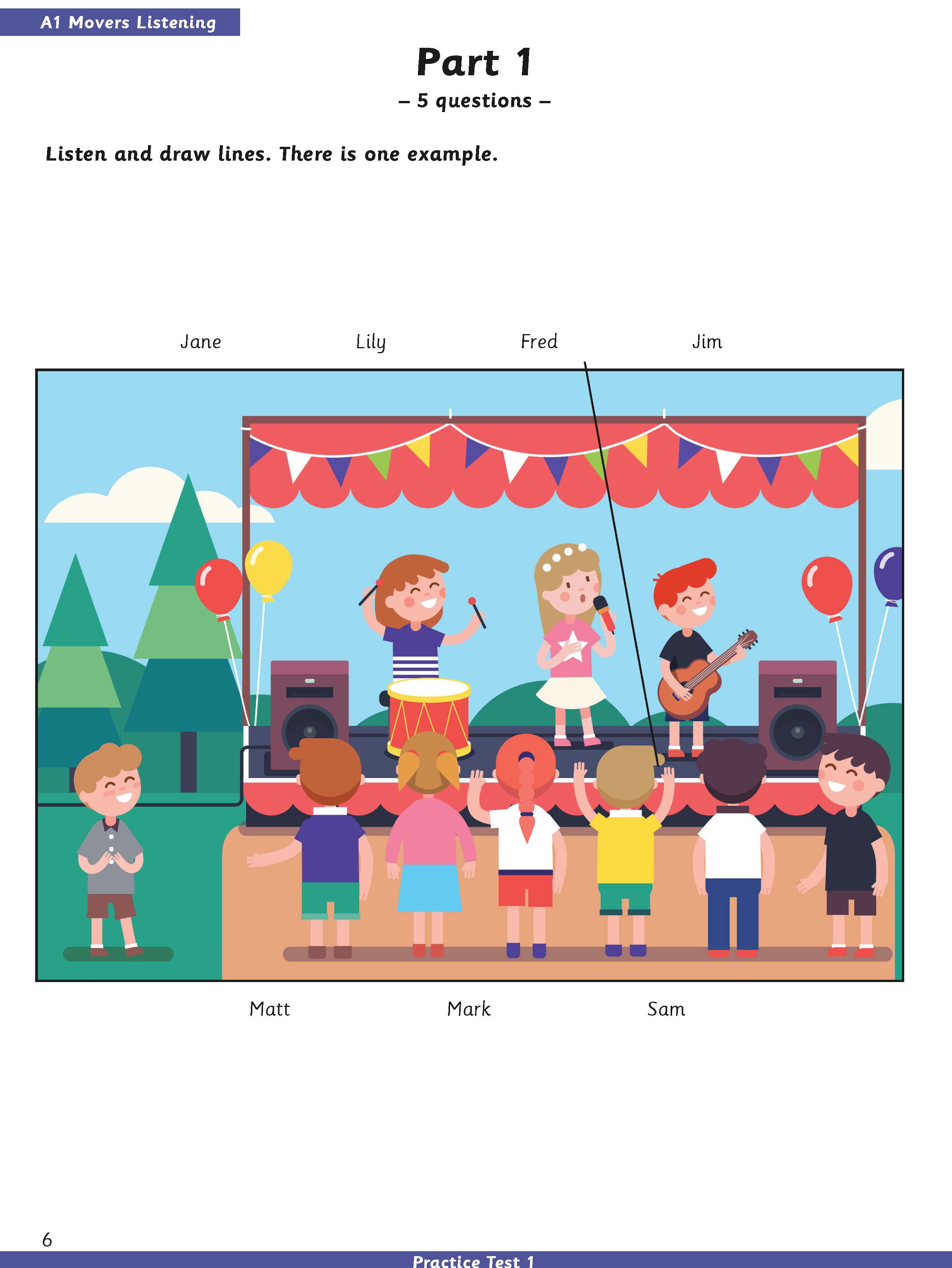 Sách - dtpbooks - A1 Movers - Practice Tests 1-5