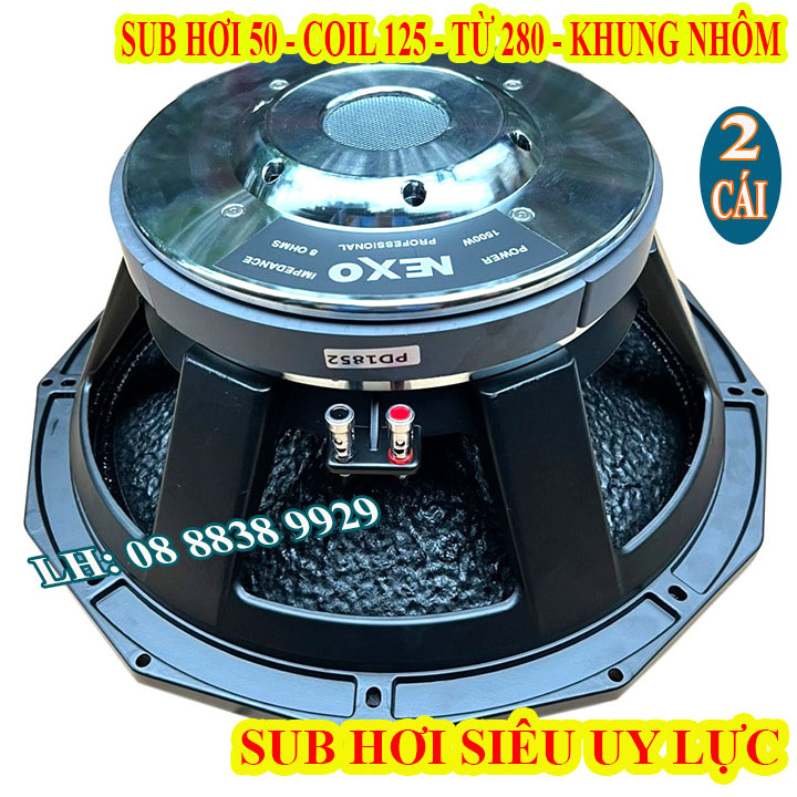 Cặp loa bass & sub 50 nexo từ 280 coil 125 cao cấp nhập khẩu china - siêu uy lực - giá 2 loa