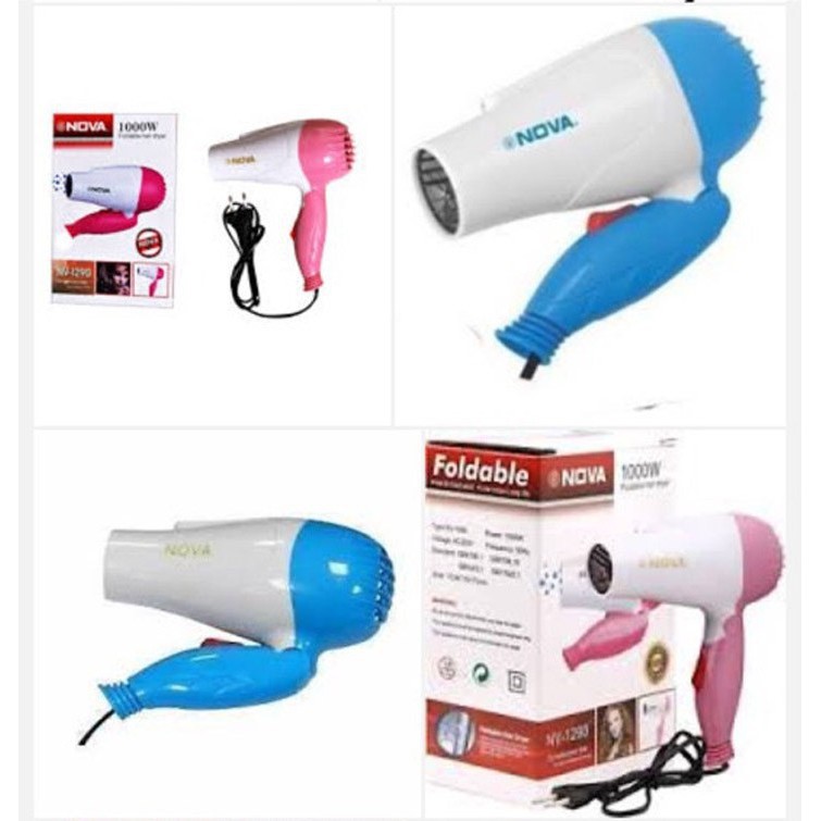 Máy sấy tóc nova nv-1290 công suất 1000w