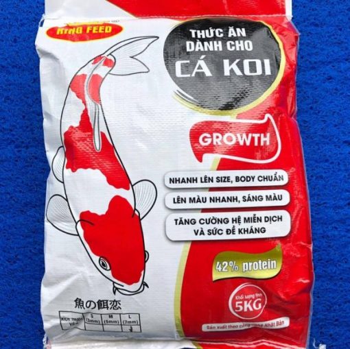1KG Cám cá Koi tăng trưởng King Feed (42%Đạm)