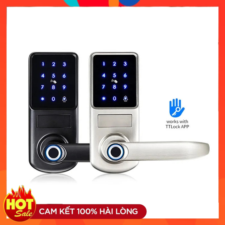 Khóa vân tay cửa gỗ, cửa phòng dùng app TTlock