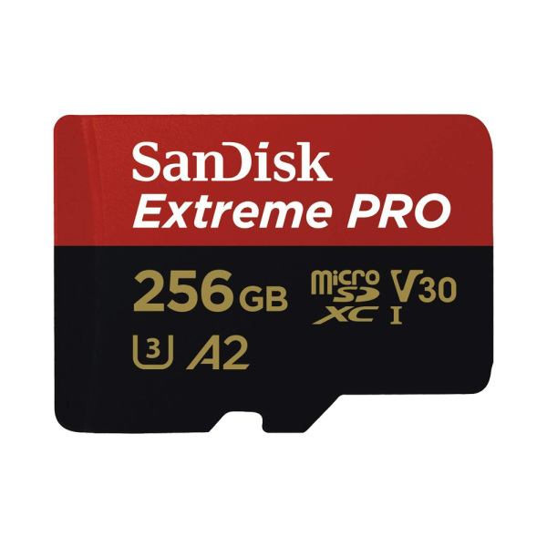 [HCM][Xả Hàng Kho] Thẻ Nhớ MicroSDXC SanDisk Extreme Pro A2 - 256GB V30 U3 4K R170MB/s W90MB/s ( Đen Đỏ ) - Loại sản phẩm microSDXC
